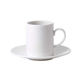 Wedgwood Gio Taza de Café con Plato 70 ml (2 Unidades)